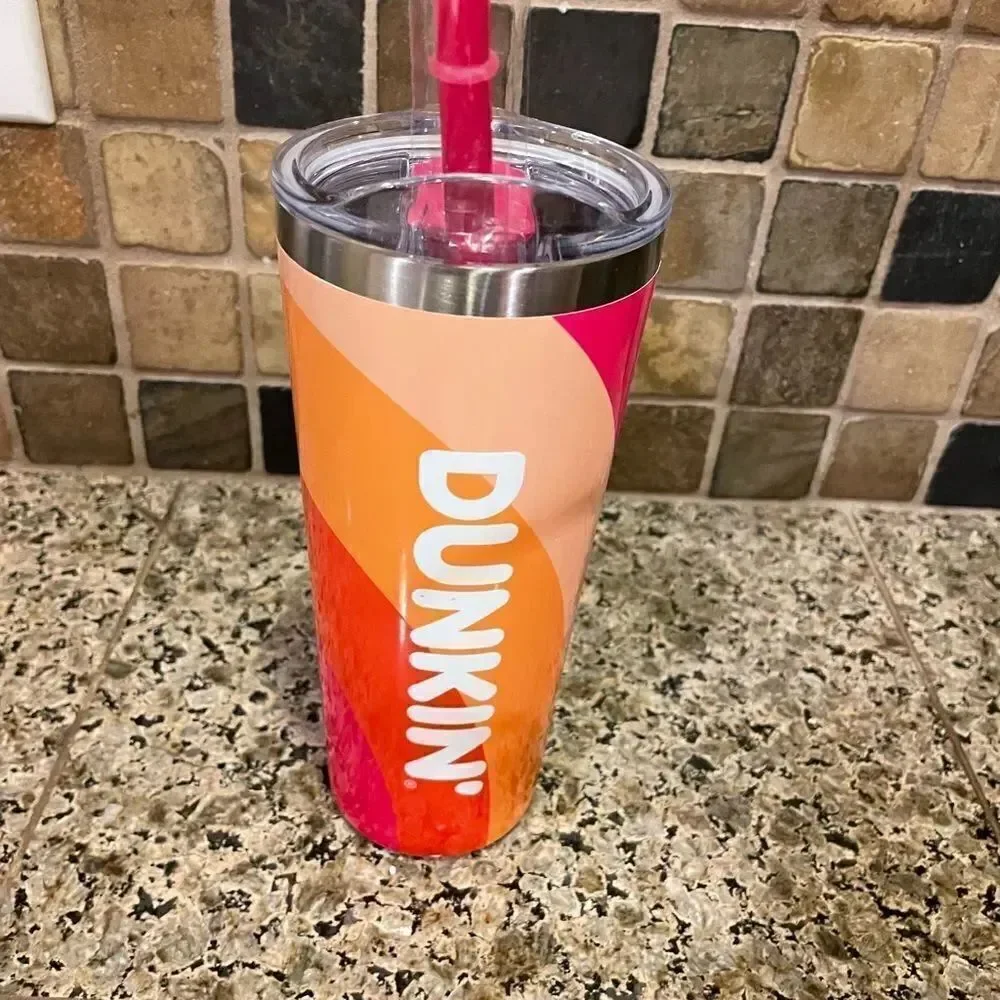 Dunkin Donuts 2023 20 Ounce Metal Coffee Tumbler
